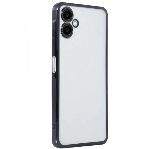 Durukar®  Samsung Galaxy A06 Kılıf  Lensli Silikon - Siyah