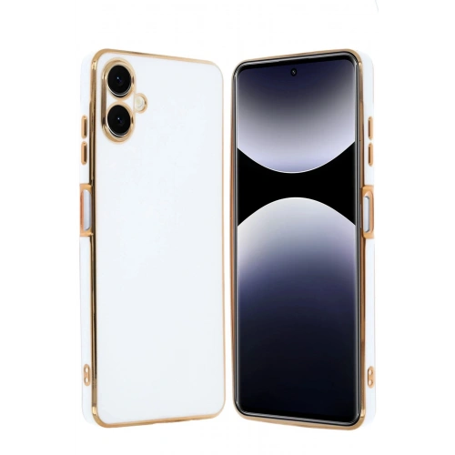 Durukar®  Samsung Galaxy A06 Kılıf Volet Silikon - Beyaz