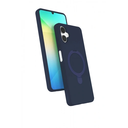 Durukar®  Samsung Galaxy A06 Regal Magsafe Standlı Kapak - Lacivert