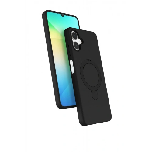 Durukar®  Samsung Galaxy A06 Regal Magsafe Standlı Kapak - Siyah