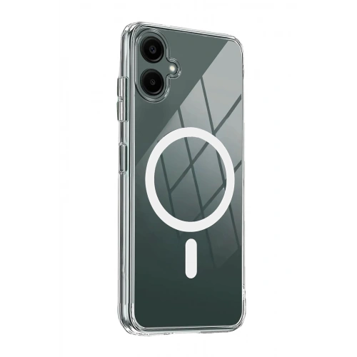 Durukar®  Samsung Galaxy A07 4G Combo Sert Şeffaf Magsafe Kapak - Şeffaf