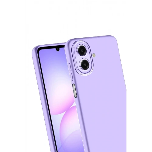 Durukar®  Samsung Galaxy A07 4G First Silikon - Lila