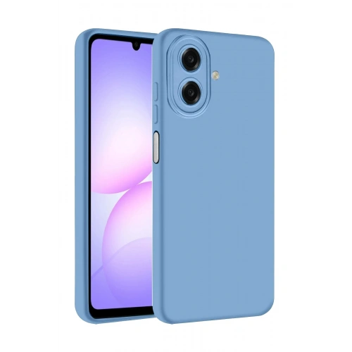 Durukar®  Samsung Galaxy A07 4G First Silikon - Mavi