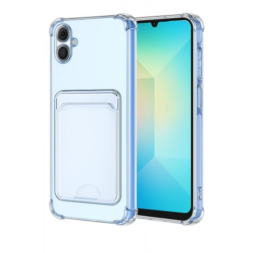 Durukar®  Samsung Galaxy A07 4G Kart Şeffaf Silikon - Şeffaf