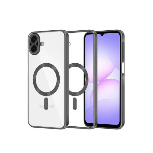Durukar®  Samsung Galaxy A07 4G Kross Magneticsafe Kapak - Siyah