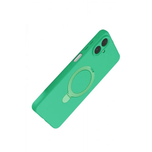 Durukar®  Samsung Galaxy A07 4G Regal Magsafe Standlı Kapak - Yeşil