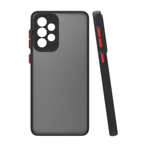 Durukar®  Samsung Galaxy A13 4G Kılıf Montreal Silikon Kapak - Siyah