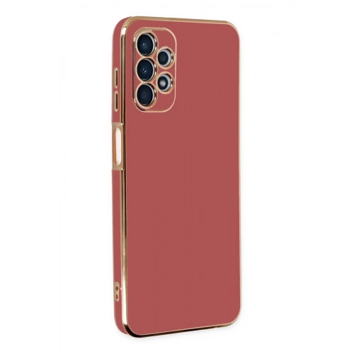 Durukar®  Samsung Galaxy A13 4G Kılıf Volet Silikon - Kırmızı