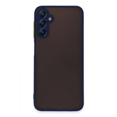 Durukar®  Samsung Galaxy A14 4G Kılıf Montreal Silikon Kapak - Lacivert