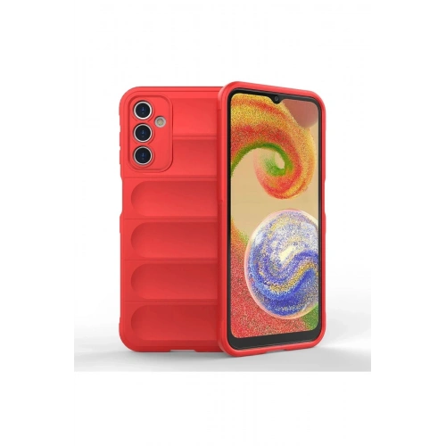 Durukar®  Samsung Galaxy A14 4G Kılıf Optimum Silikon - Kırmızı