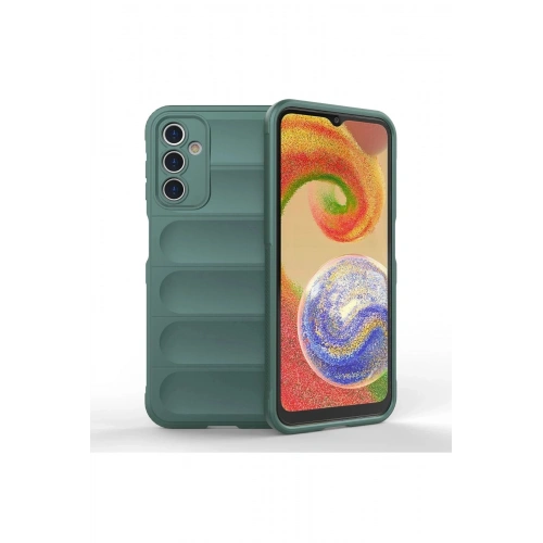 Durukar®  Samsung Galaxy A14 4G Kılıf Optimum Silikon - Koyu Yeşil
