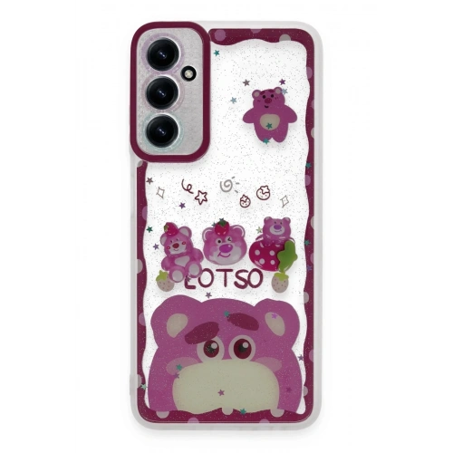 Durukar®  Samsung Galaxy A14 4G Kılıf Sweet Desenli Silikon Kapak - Pembe