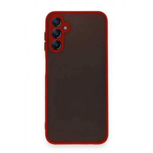 Durukar®  Samsung Galaxy A15 4G Kılıf Montreal Silikon Kapak - Kırmızı