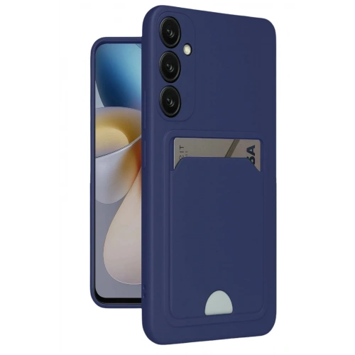Durukar®  Samsung Galaxy A16 5G Kılıf Kelvin Kartvizitli Silikon - Lacivert