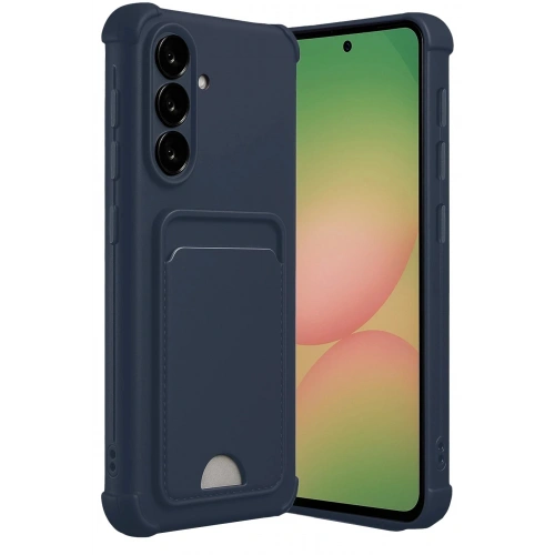 Durukar®  Samsung Galaxy A17 5G Kelvin Kartvizitli Silikon - Lacivert