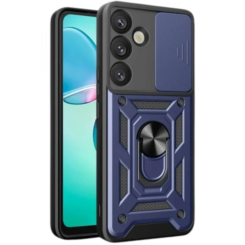 Durukar®  Samsung Galaxy A17 5G Pars Lens Yüzüklü Silikon - Lacivert