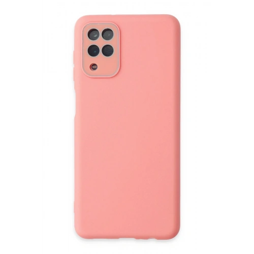 Durukar®  Samsung Galaxy A22 Kılıf Lansman Glass Kapak - Pembe