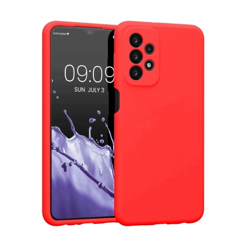 Durukar®  Samsung Galaxy A23 4G Kılıf First Silikon - Kırmızı