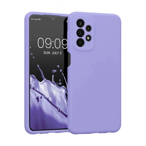 Durukar®  Samsung Galaxy A23 4G Kılıf First Silikon - Lila