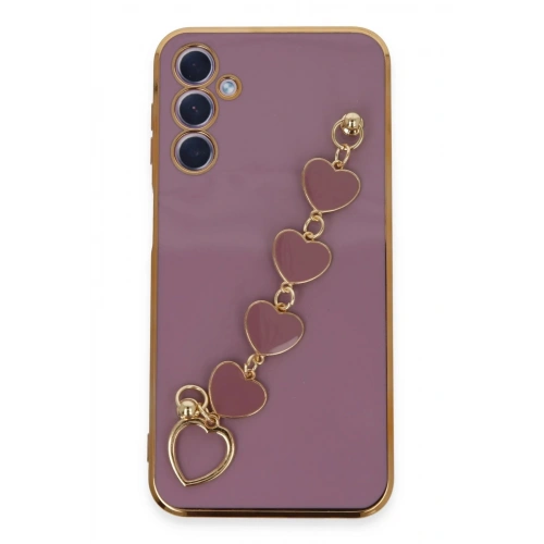 Durukar®  Samsung Galaxy A24 4G Kılıf Esila Silikon - Mor