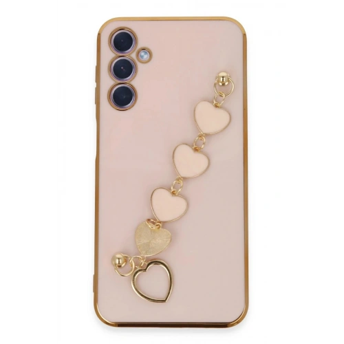 Durukar®  Samsung Galaxy A24 4G Kılıf Esila Silikon - Pudra