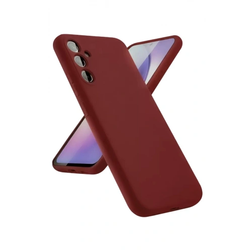 Durukar®  Samsung Galaxy A24 4G Kılıf First Silikon - Bordo
