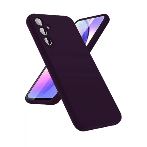 Durukar®  Samsung Galaxy A24 4G Kılıf First Silikon - Mor