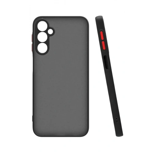 Durukar®  Samsung Galaxy A25 5G Kılıf Montreal Silikon Kapak - Siyah