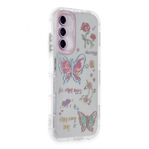 Durukar®  Samsung Galaxy A25 5G Kılıf Reflexion Desenli Kapak - Desen 8
