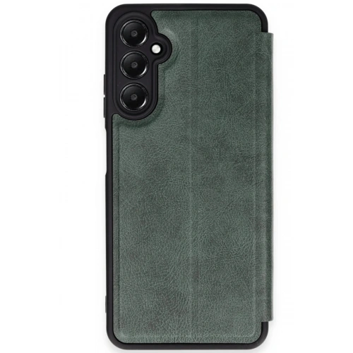 Durukar®  Samsung Galaxy A26 Kılıf Flip Cover - Koyu Yeşil