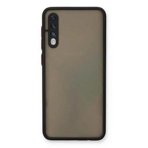 Durukar®  Samsung Galaxy A30S Kılıf Montreal Silikon Kapak - Siyah