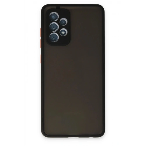 Durukar®  Samsung Galaxy A32 Kılıf Montreal Silikon Kapak - Siyah