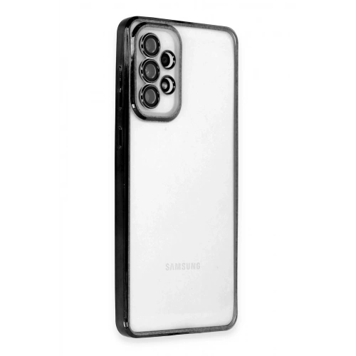 Durukar®  Samsung Galaxy A33 5G Kılıf  Lensli Silikon - Siyah
