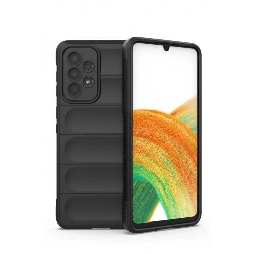 Durukar®  Samsung Galaxy A33 5G Kılıf Optimum Silikon - Siyah