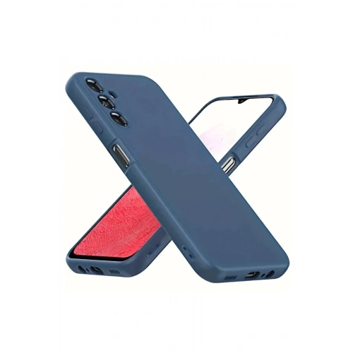 Durukar®  Samsung Galaxy A34 5G Kılıf First Silikon - Lacivert