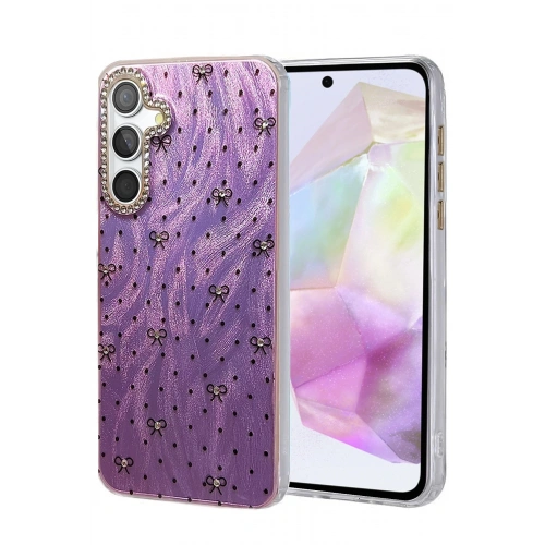 Durukar®  Samsung Galaxy A35 5G Kılıf Blade Aynalı Desenli Kapak - Desen 2