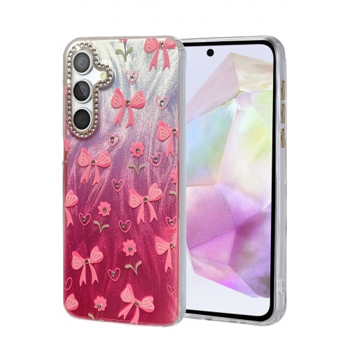 Durukar®  Samsung Galaxy A35 5G Kılıf Blade Aynalı Desenli Kapak - Desen 3