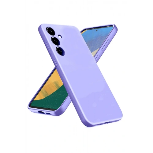 Durukar®  Samsung Galaxy A36 Kılıf Nano içi Kadife Silikon - Lila