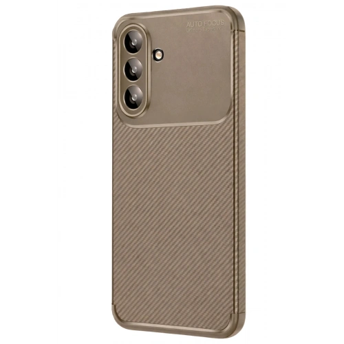 Durukar®  Samsung Galaxy A37 5G Auto Focus Karbon Kapak - Kahverengi