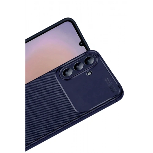 Durukar®  Samsung Galaxy A37 5G Auto Focus Karbon Kapak - Lacivert