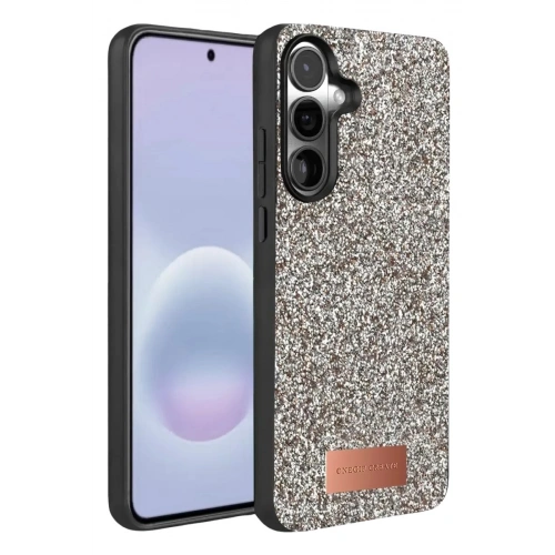 Durukar®  Samsung Galaxy A37 5G Bright Simli Kapak - Gümüş