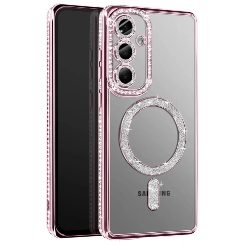Durukar®  Samsung Galaxy A37 5G Joke Simli Magneticsafe Kılıf - Pembe