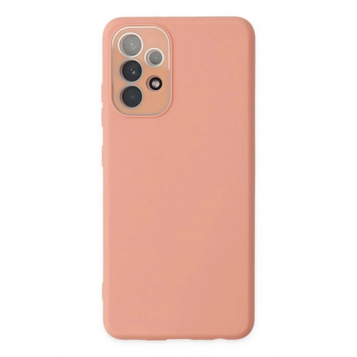 Durukar®  Samsung Galaxy A53 5G Kılıf Lansman Glass Kapak - Pembe