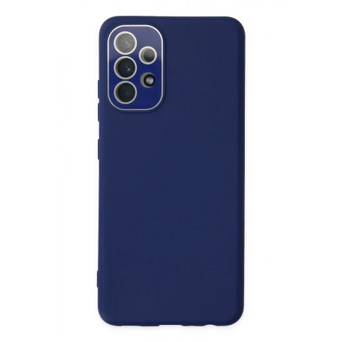 Durukar®  Samsung Galaxy A53 5G Kılıf Lansman Glass Kapak - Sky Blue