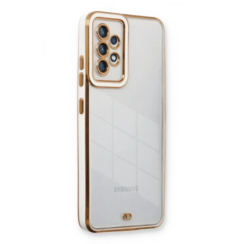 Durukar®  Samsung Galaxy A53 5G Kılıf Liva Lens Silikon - Beyaz