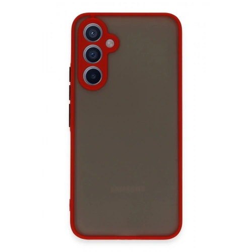 Durukar®  Samsung Galaxy A54 5G Kılıf Montreal Silikon Kapak - Kırmızı