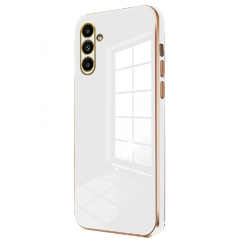 Durukar®  Samsung Galaxy A55 5G Kılıf Volet Silikon - Beyaz