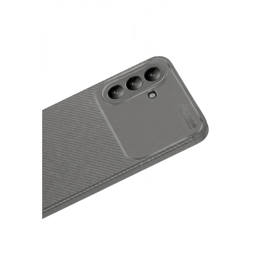 Durukar®  Samsung Galaxy A56 Kılıf Auto Focus Karbon Kapak - Gri