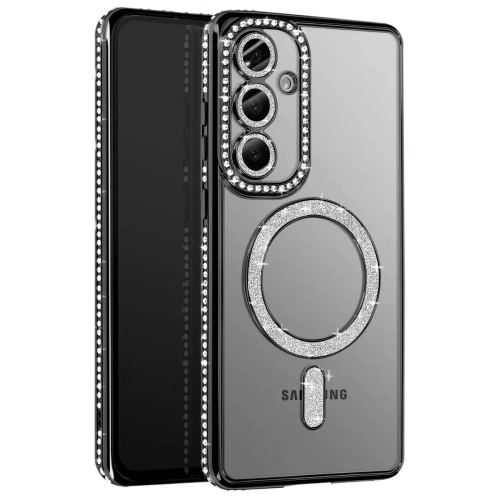 Durukar®  Samsung Galaxy A57 5G Joke Simli Magneticsafe Kılıf - Siyah