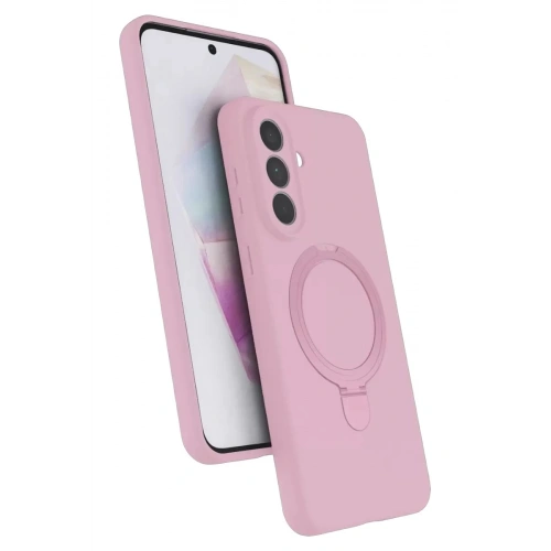 Durukar®  Samsung Galaxy A57 5G Regal Magsafe Standlı Kapak - Açık Pembe